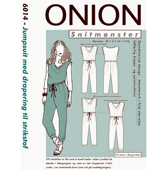 Onion 6014 Snitmønster